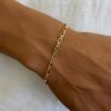Pulsera 1x1 diamantada