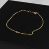 Pulsera cubana 1mm 18cm