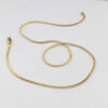 Cadena serpiente 40 cm 2mm