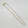 TOBILLERA CUBANA DIAMANTADA 1MM 25CM