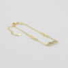 pulsera infinito x3 17 cm aros