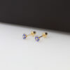 TOPO FLOR CIRCON AZUL