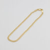 pulsera cubana continua 18 cm 2.5 mm