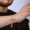 pulsera cubana 4mm 20cm