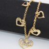 Pulsera Corazones Grandes 18cm