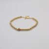 pulsera balin #5 17cm rondel rosado