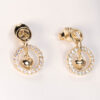 ARETE COLGANTE CIRCULOS CORAZON MINI