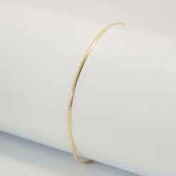 PULSERA SERPIENTE DIAMANTADA 1.3MM 18CM
