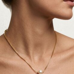 CADENA 40CM PERLAS